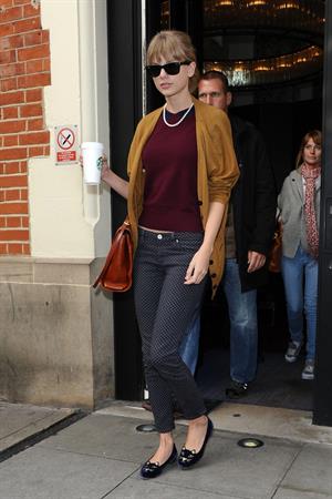 Taylor Swift out and about in London October 4, 2012 