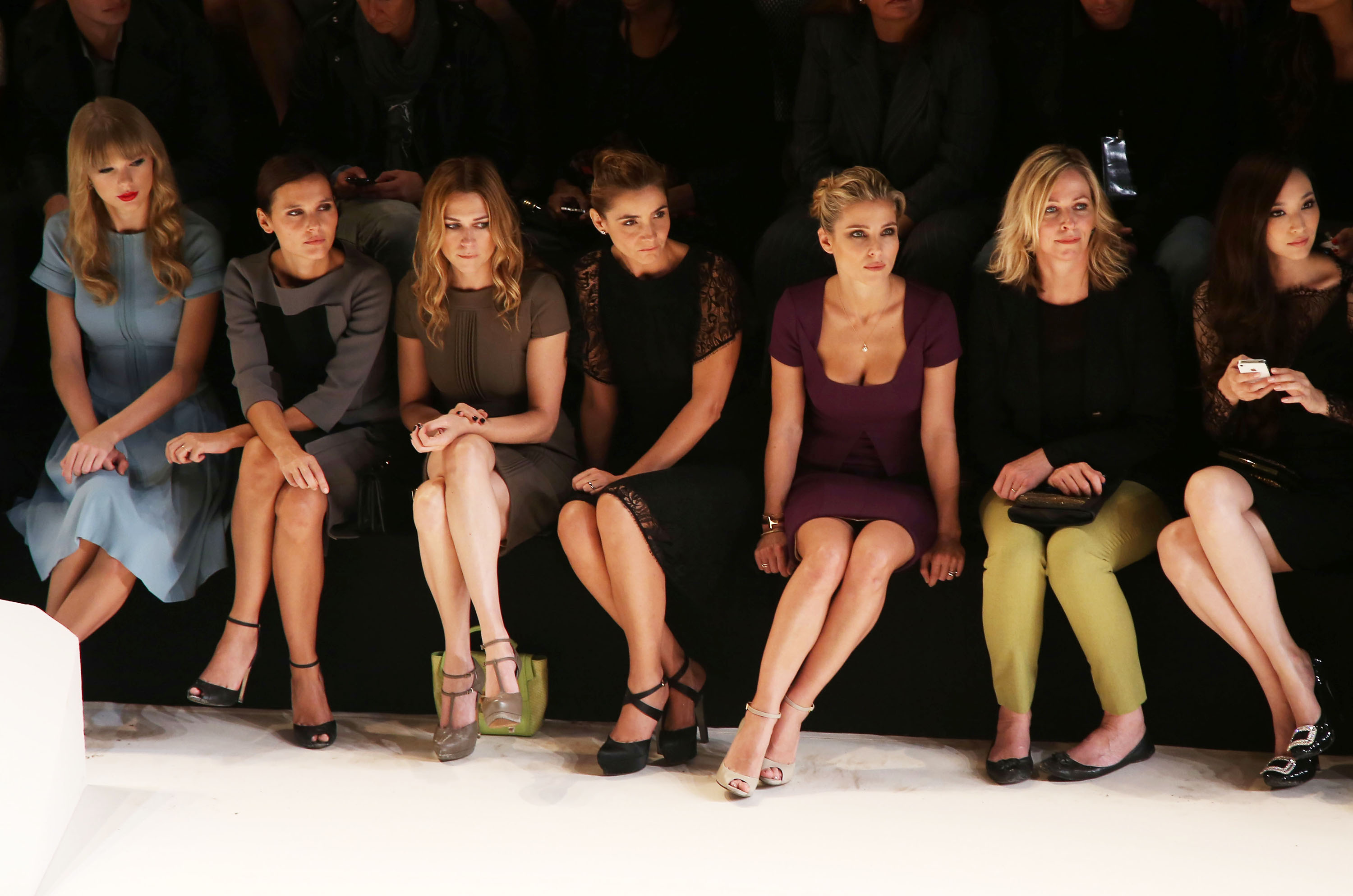 Taylor Swift at the Elie Saab Spring Summer 2012/13 fashion show in Paris 10/3/12 