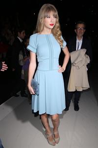 Taylor Swift at the Elie Saab Spring Summer 2012/13 fashion show in Paris 10/3/12 