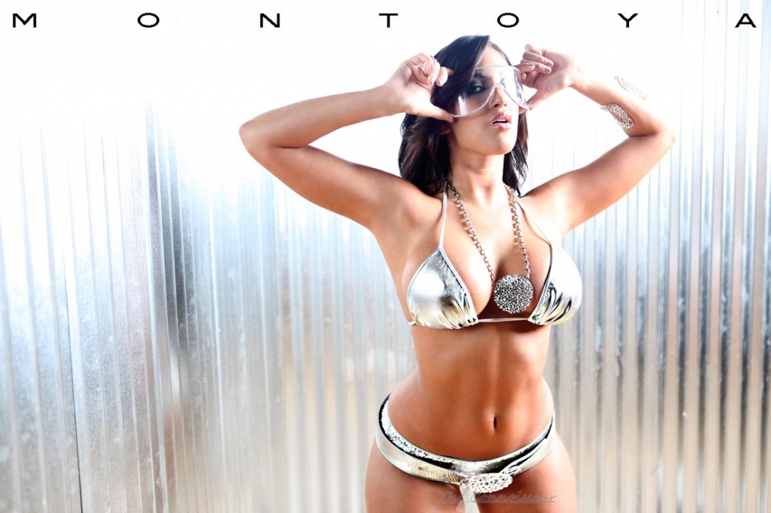 Claudia Sampedro in a bikini