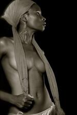 Anonymous in lingerie