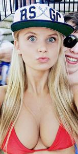 Angelika Nina Melnyk in a bikini