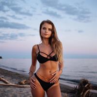 Angelika Nina Melnyk in a bikini