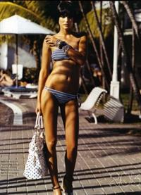 Catherine McNeil in a bikini