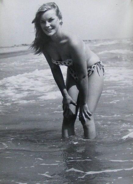 Elke Sommer in a bikini