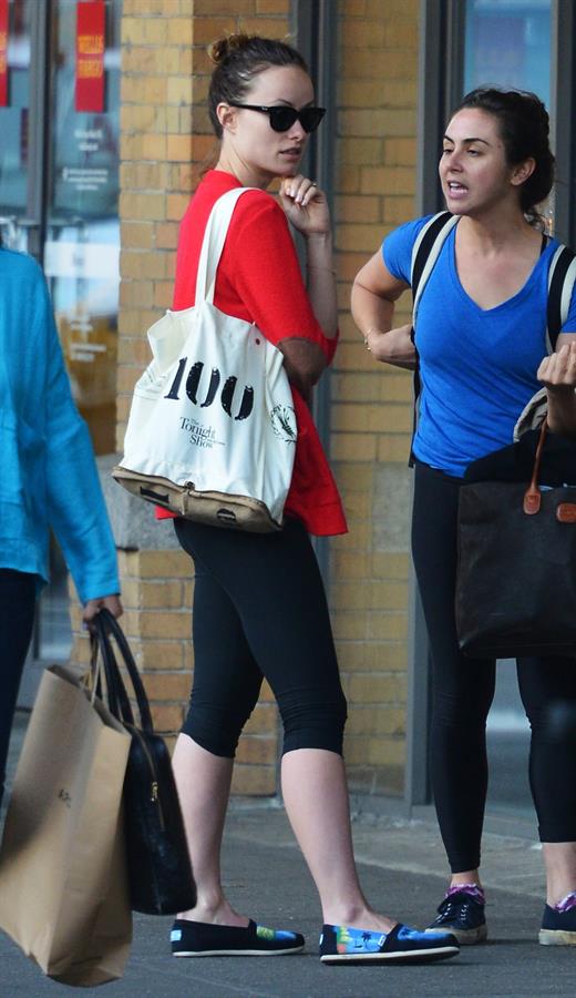 Olivia Wilde leaving a gym in New York City - May 2, 2013 