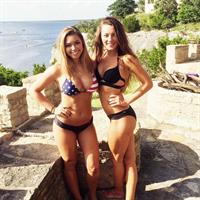 Elise Irvine in a bikini