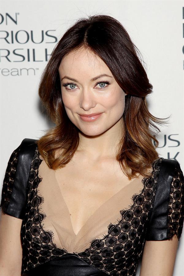 Olivia Wilde at the Revlon Luxurious ColorSilk Buttercream launch in NYC 07.02.13 