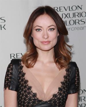 Olivia Wilde at the Revlon Luxurious ColorSilk Buttercream launch in NYC 07.02.13 