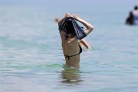 Anne Hathaway on a Beach in Miami 11 05 12 