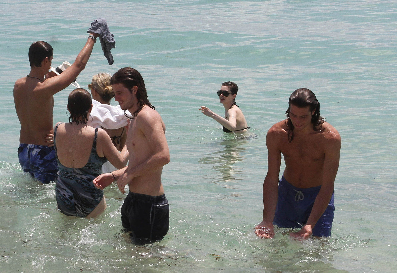 Anne Hathaway on a Beach in Miami 11 05 12 