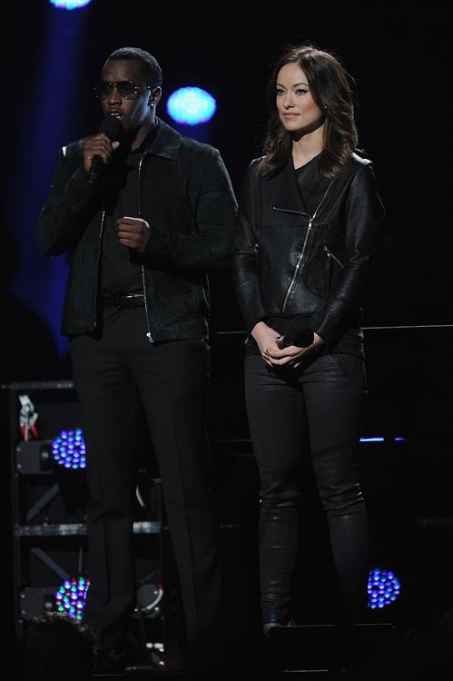 Olivia Wilde at the Hurricane Relief Concert in New York City - December 12, 2012 