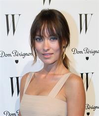 Olivia Wilde W Magazine Golden Globe party at Chateau Marmont on January 14, 2011