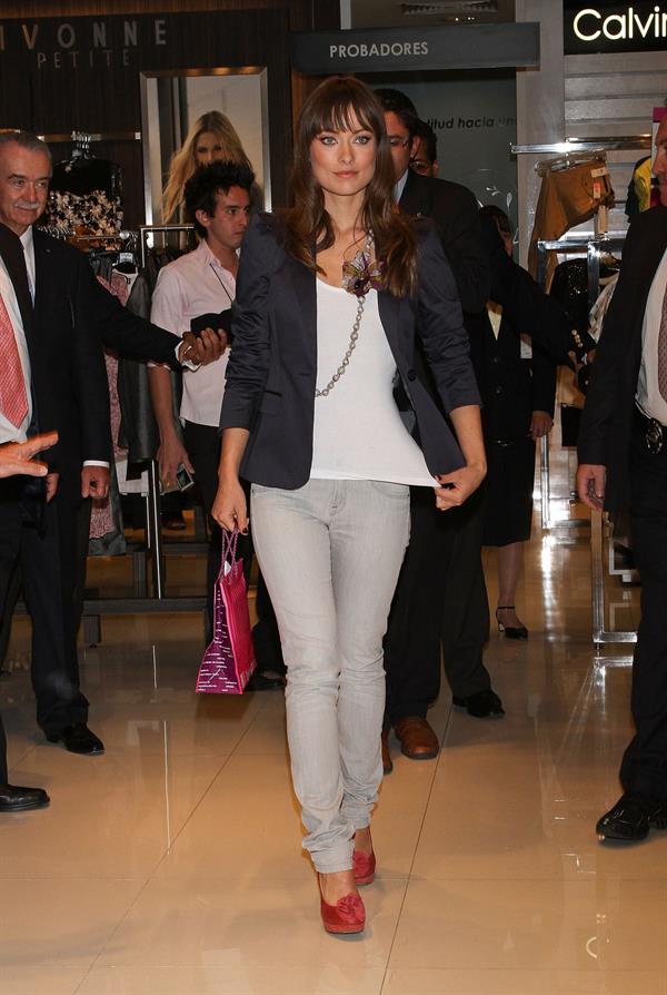 Olivia Wilde attends photocall at Liverpool Fashion Fest in Mexico City February 25, 2011 