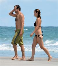 Olivia Wilde in a Bikini on the beach in Wilmington,North Carolina 8/22/12 