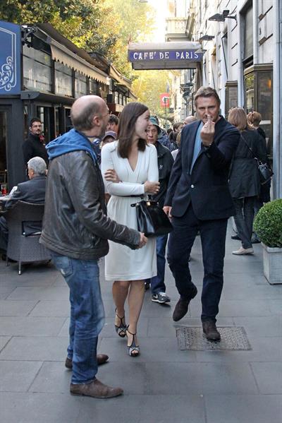 Olivia Wilde Filming  Third Person  in Rome (10/17/12) 