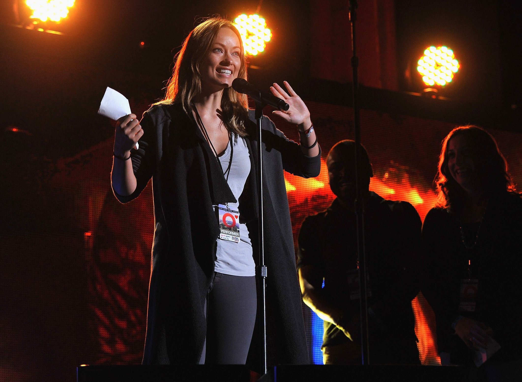 Olivia Wilde The Global Citizen Festival in Central Park to End extreme poverty on September 29, 2012 