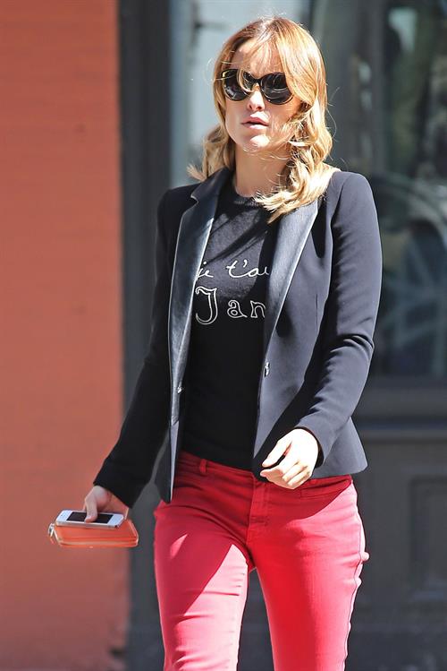 Olivia Wilde at Cafe Gitane in Nolita - September 24, 2012 