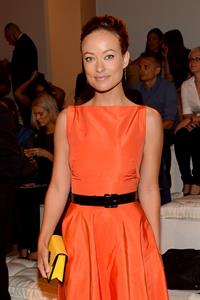 Olivia Wilde - Ralph Lauren Spring 2013 fashion show, New York - September 13,2012