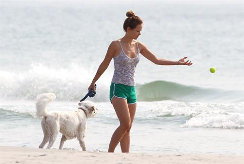 Olivia Wilde - on the beach in Wilmington,North Carolina - August 18 2012