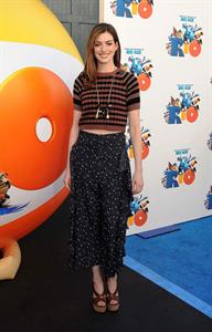 Anne Hathaway 20th Century Fox press day for Rio at Zanuck Theater January 28, 2011 