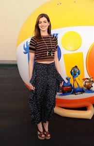 Anne Hathaway 20th Century Fox press day for Rio at Zanuck Theater January 28, 2011 