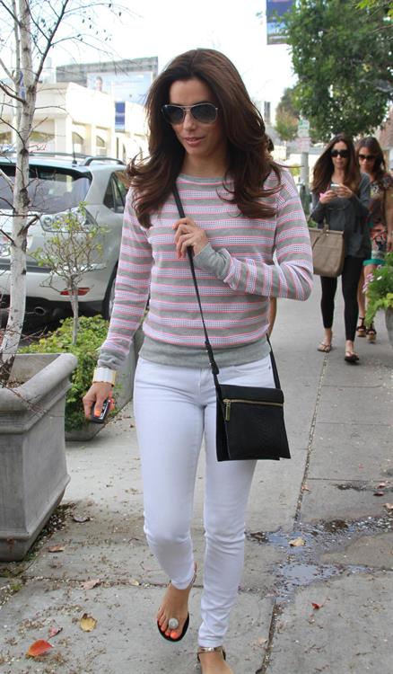 Eva Longoria At Len Paves Salon 02.03.13 