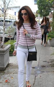 Eva Longoria At Len Paves Salon 02.03.13 