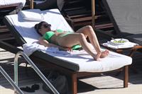 Kelly Brook bikini candids by the pool in Miami 2/1/13 