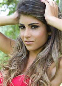 Paula Rebello in lingerie