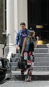 Kelly Brook walking in London - July 30, 2012