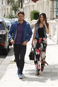 Kelly Brook walking in London - July 30, 2012