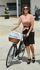 Kelly Brook - During a Skyride photoshoot - Manchester - July 7, 2012