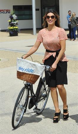 Kelly Brook - During a Skyride photoshoot - Manchester - July 7, 2012