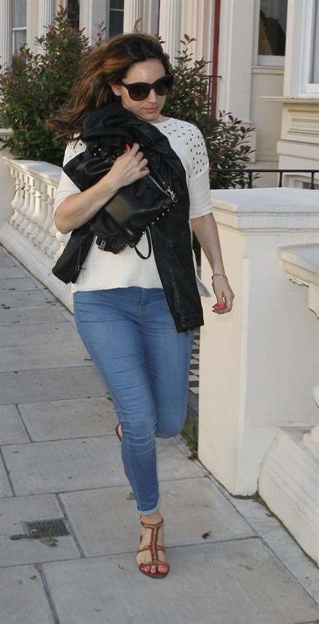 Kelly Brook - At her London Home, June 10, 2012