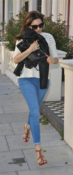 Kelly Brook - At her London Home, June 10, 2012