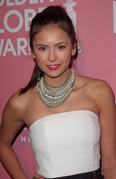 Nina Dobrev 2nd annual Golden Globes party saluting young Hollywood held at Nobu Los Angeles in West Hollywood