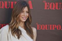 Jessica Biel a team photocall Madrid Spain Juily 25, 1010