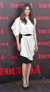 Jessica Biel a team photocall Madrid Spain Juily 25, 1010