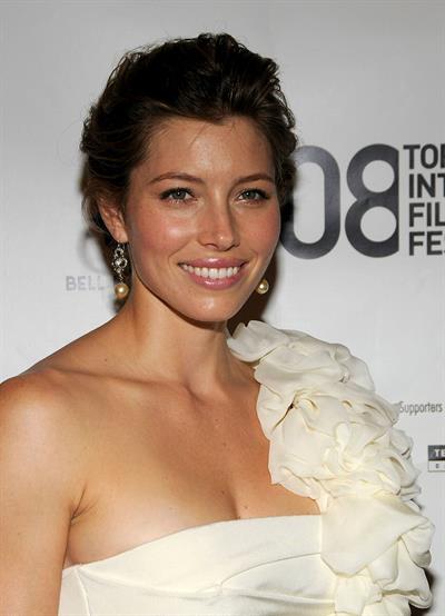 Jessica Biel Easy Virtue premiere during the 2008 Toronto international film festival