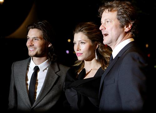 Jessica Biel screening of Easy Virtue during the BFI London Film Festival