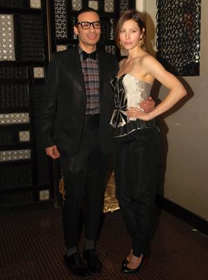 Jessica Biel Victor de Souza Fall 2010 collection - February 17, 2010 