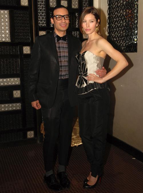 Jessica Biel Victor de Souza Fall 2010 collection - February 17, 2010 