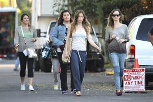 Jessica Biel – “Shiva and May” set candids, LA 10/17/13 