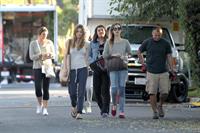 Jessica Biel – “Shiva and May” set candids, LA 10/17/13 