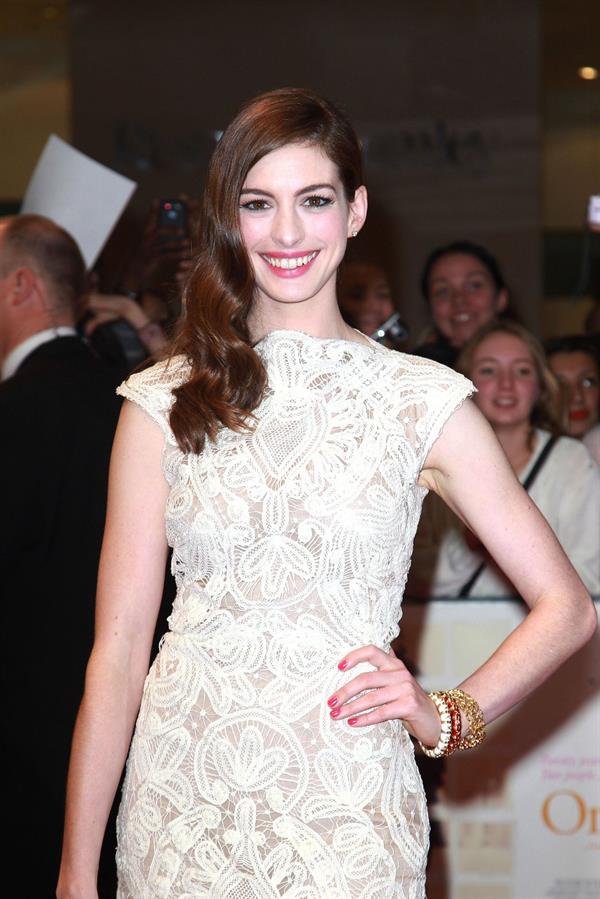 Anne Hathaway One Day European Premiere in London August 23, 2011