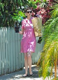 Anne Hathaway out about in Hollywood July 22, 2012 