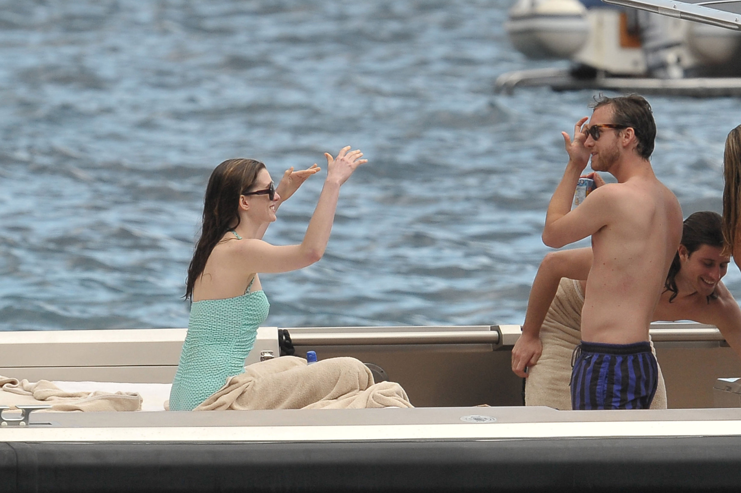 Anne Hathaway on vacation in Italy July 22, 2011 