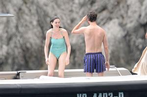 Anne Hathaway on vacation in Italy July 22, 2011 