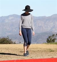 Anne Hathaway out and about in the Hollywood Hills 1/19/13 